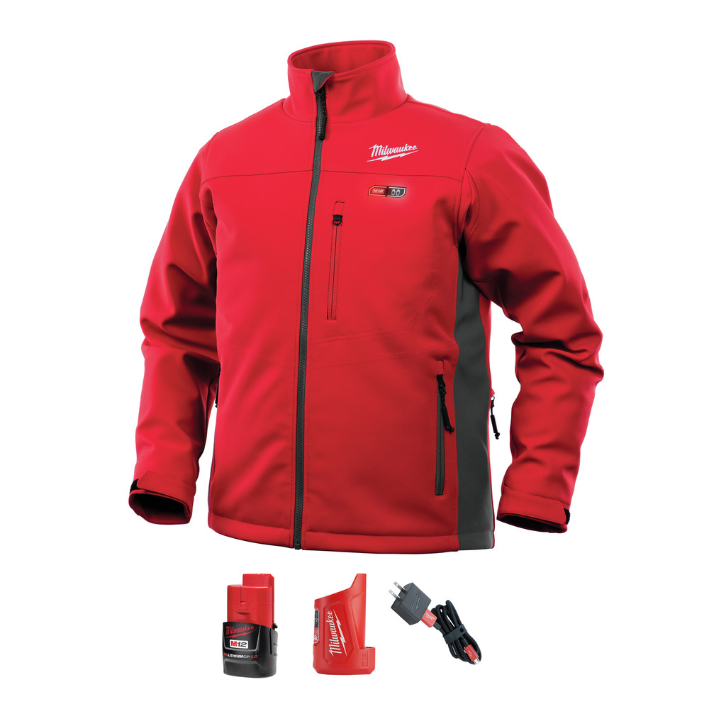 Milwaukee 202R21L M12 12V LiIon Heated ToughShell Jacket Kit Large