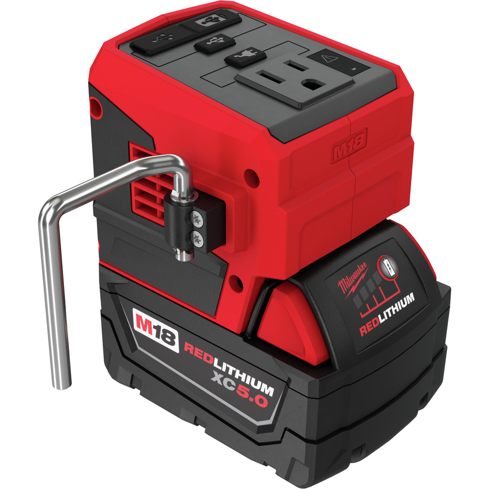 Milwaukee 284650 M18 TOPOFF 175Watt Cordless Power Supply with M18 REDLITHIUM XC 5 Ah Lithium