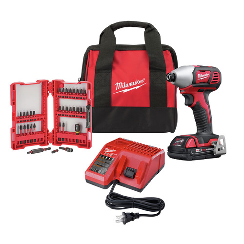 Milwaukee 2656 21b M18 18v 1 4 In Hex Impact Driver Kit