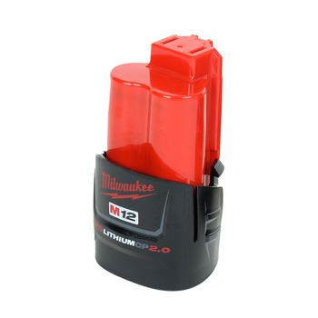 Milwaukee 48-11-2420 M12 REDLITHIUM CP 2 Ah Lithium-Ion Battery Milwaukee 48-11-2420 M12 REDLITHIUM CP 2 Ah Lithium-Ion Battery