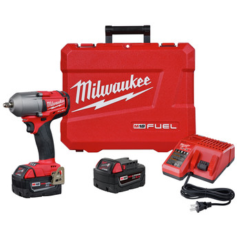 Milwaukee 2852-22 M18 FUEL 3/8 in. Mid-Torque Impact Wrench with Friction Ring - 5.0 Kit Milwaukee 2852-22 M18 FUEL 3/8 in. Mid-Torque Impact Wrench with Friction Ring - 5.0 Kit