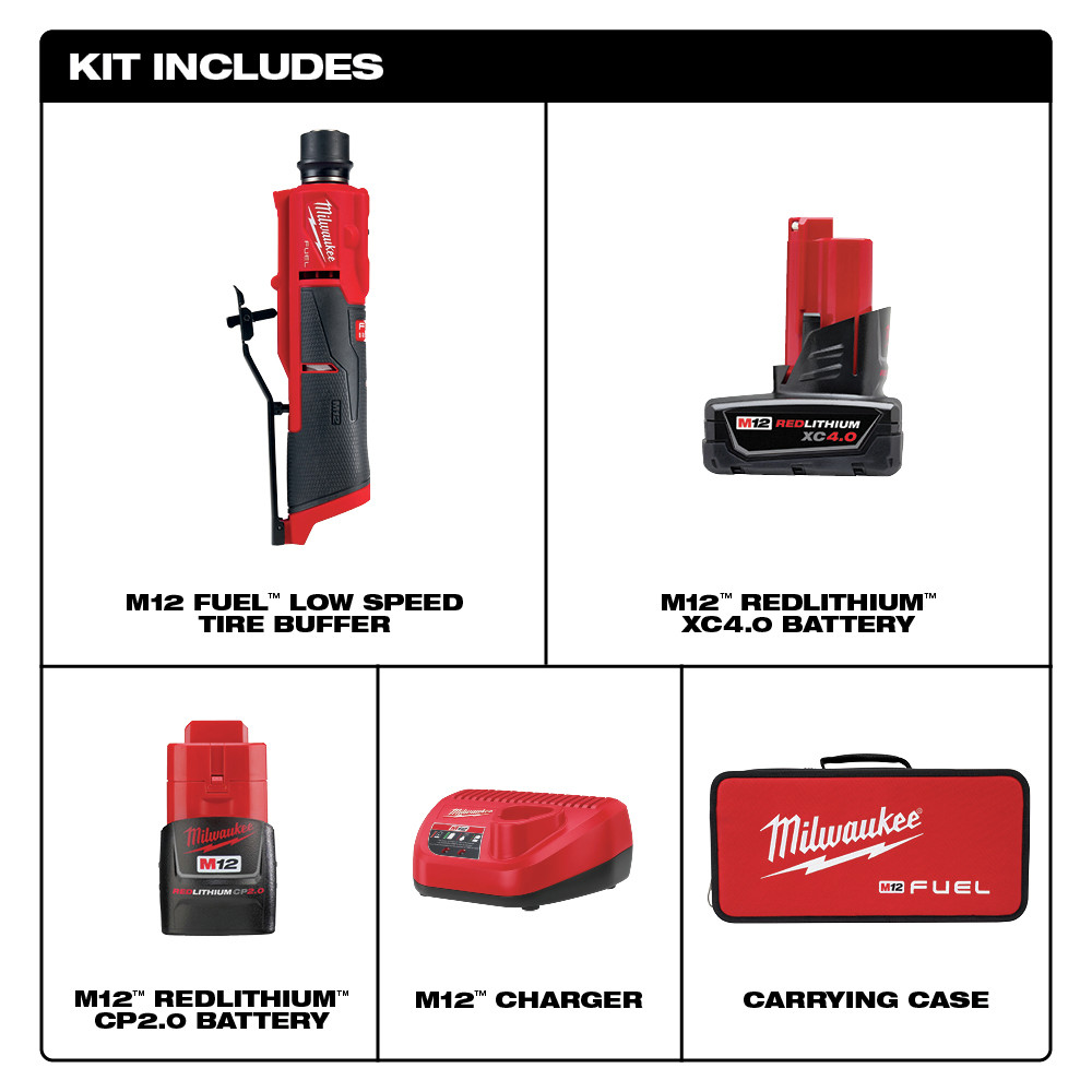 Milwaukee 240922 M12 FUEL Brushless LithiumIon Cordless Low Speed
