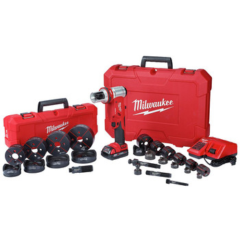 Milwaukee 2677-23 M18 ForceLogic 6T Knockout Tool 1/2 in. - 4 in Kit Milwaukee 2677-23 M18 ForceLogic 6T Knockout Tool 1/2 in. - 4 in Kit