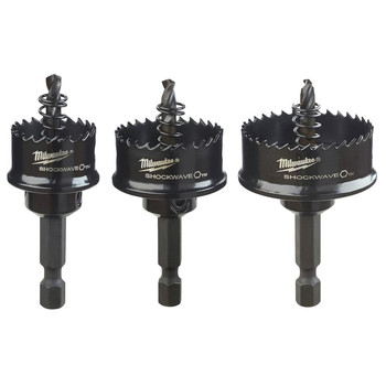 Milwaukee 49-22-4800 3-Piece Shockwave Impact-Duty Thin Wall Hole Saw Set Milwaukee 49-22-4800 3-Piece Shockwave Impact-Duty Thin Wall Hole Saw Set