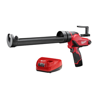 Milwaukee 2444 21 M12 12v Cordless Lithium Ion Quart Caulk And Adhesive Gun Kit Cpo Milwaukee