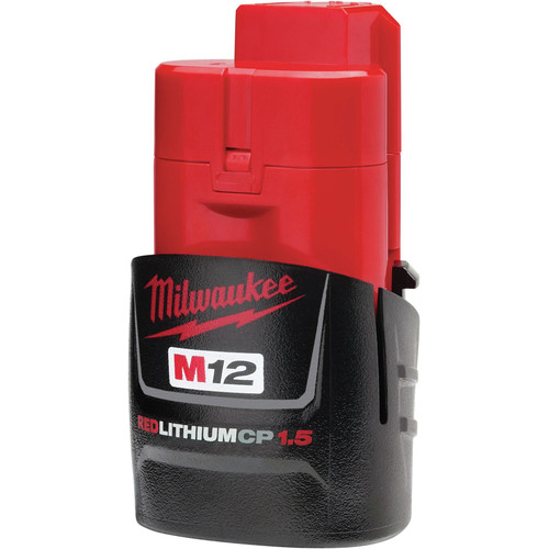 Milwaukee 225821 M12 12V 1.5Ah Cordless LithiumIon 102 x 77 Infrared