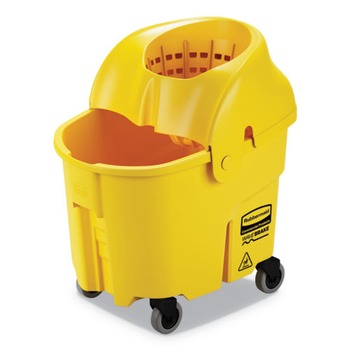 MOP BUCKETS | Rubbermaid Commercial Yellow Down-Press Mop Bucket - 35 Qt