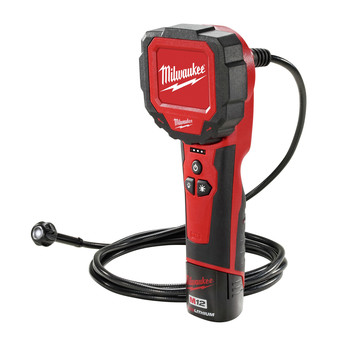 Milwaukee 2314-21 M12 Lithium-Ion M-SPECTOR 360 Rotating Digital Inspection Camera with 9 ft. Cable Milwaukee 2314-21 M12 Lithium-Ion M-SPECTOR 360 Rotating Digital Inspection Camera with 9 ft. Cable
