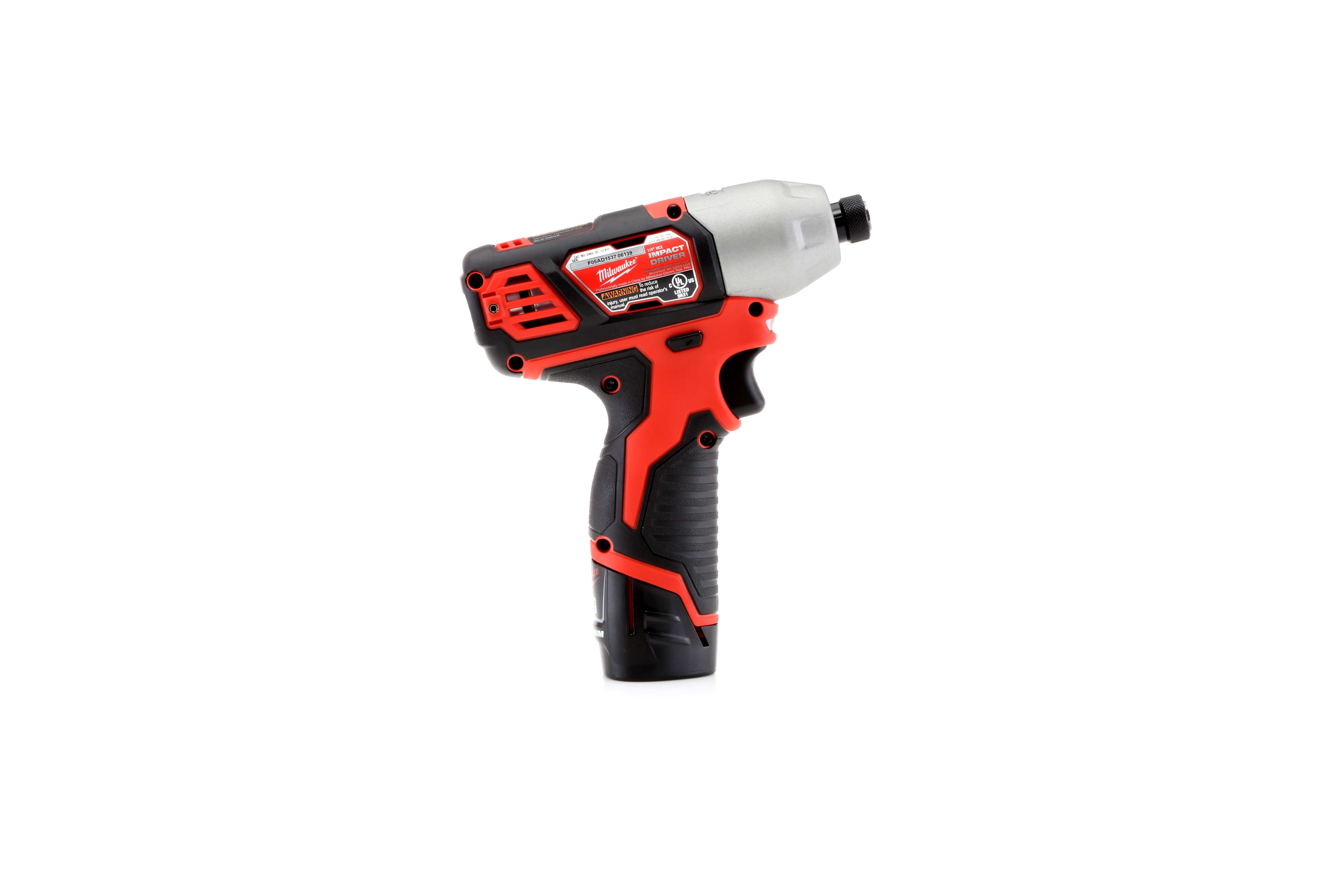 Milwaukee 2462 22 M12 12v Cordless Lithium Ion 1 4 In Hex Impact