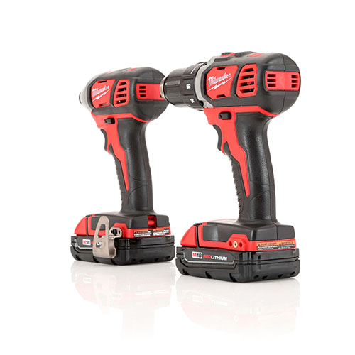 Milwaukee 2691 22 M18 Lithium Ion 1 2 In Cordless Drill Driver And 1 4 In Impact Driver Combo Kit Cpo Milwaukee