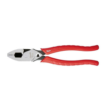 Milwaukee 48-22-6100 9 in. High Leverage Lineman's Pliers with Crimper Milwaukee 48-22-6100 9 in. High Leverage Lineman's Pliers with Crimper