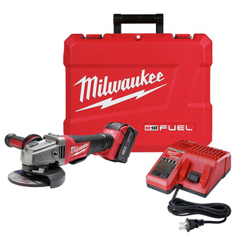 Milwaukee 2780 20 M18 Fuel Lithium Ion 4 1 2 In 5 In Paddle Switch Grinder Tool Only Cpo Milwaukee