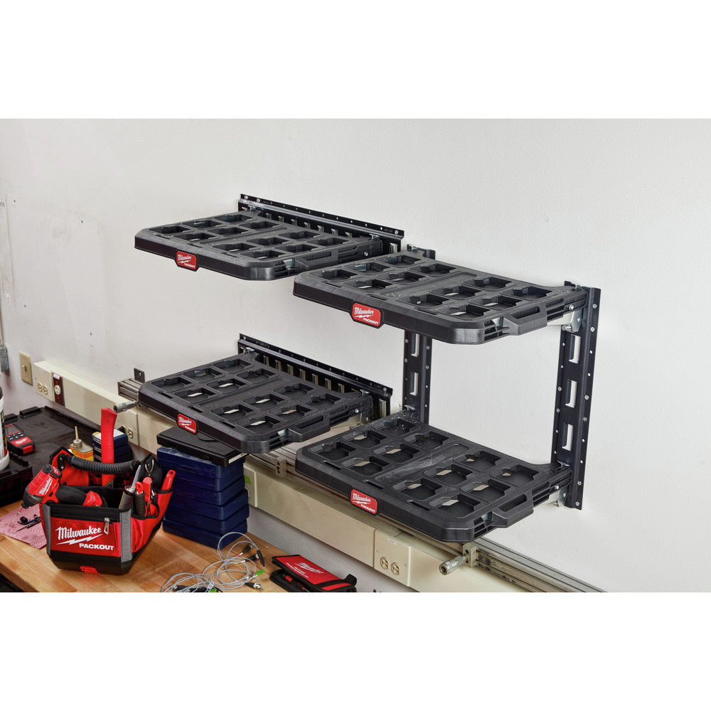 Milwaukee 48228480 PACKOUT WallMount Storage Racking Kit CPO Milwaukee