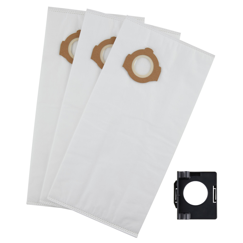 Milwaukee 49902016 3Piece Fleece Dust Bags for M12 WetDry Vacuum and M18 PACKOUT WetDry