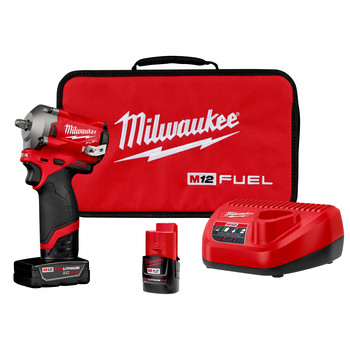 Milwaukee 2554-22 M12 FUEL Stubby 3/8 in. Impact Wrench Kit Milwaukee 2554-22 M12 FUEL Stubby 3/8 in. Impact Wrench Kit