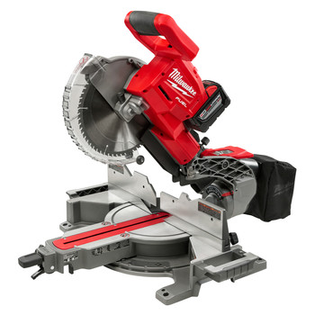 Milwaukee 2734-21HD M18 FUEL 9.0 Ah Cordless Lithium-Ion 10 in. Dual Bevel Sliding Compound Miter Saw Milwaukee 2734-21HD M18 FUEL 9.0 Ah Cordless Lithium-Ion 10 in. Dual Bevel Sliding Compound Miter Saw