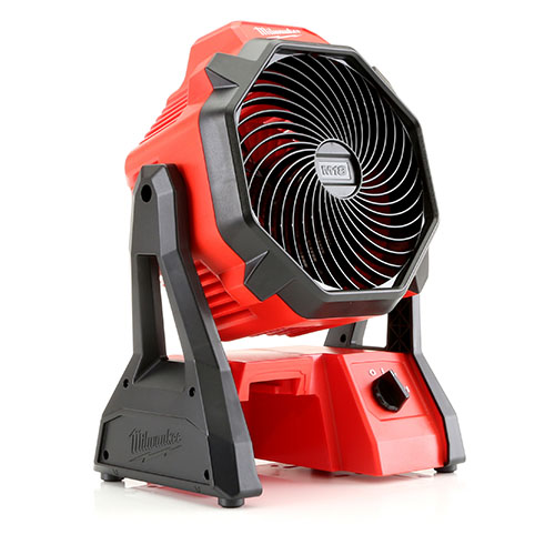 Milwaukee 088620 M18 18V Portable Jobsite Fan with AC Adapter (Tool