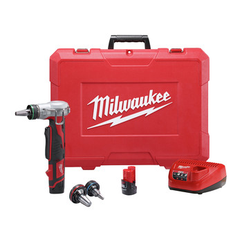 Milwaukee 2432-22 M12 12V Cordless Lithium-Ion ProPEX Expansion Tool Kit Milwaukee 2432-22 M12 12V Cordless Lithium-Ion ProPEX Expansion Tool Kit