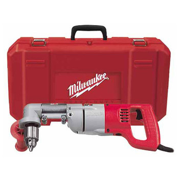 Milwaukee 3102-6 7 Amp 2-Speed 1/2 in. Corded Right Angle Drill with D-Handle and Case Milwaukee 3102-6 7 Amp 2-Speed 1/2 in. Corded Right Angle Drill with D-Handle and Case