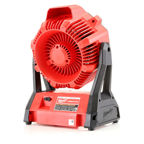 Milwaukee 088620 M18 18V Portable Jobsite Fan with AC Adapter (Tool