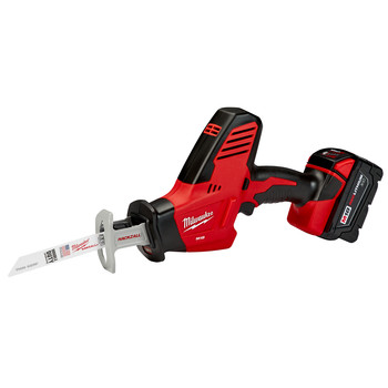 Milwaukee 2625-21 M18 18V Cordless Lithium-Ion Hackzall Reciprocating Saw with High Capacity Lithium-Ion Battery Milwaukee 2625-21 M18 18V Cordless Lithium-Ion Hackzall Reciprocating Saw with High Capacity Lithium-Ion Battery