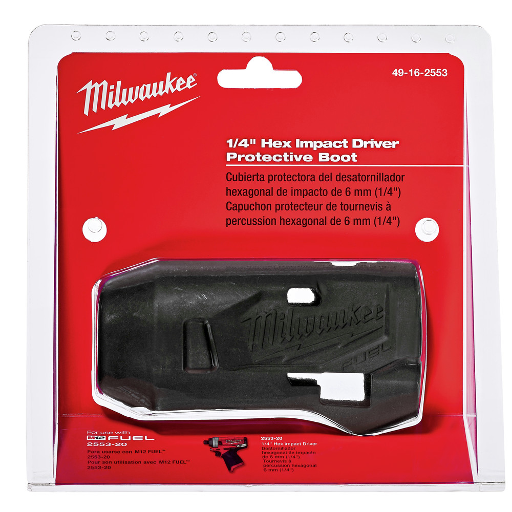 Milwaukee 49162553 M12 FUEL Impact Protective Boot for 2552 and 2553
