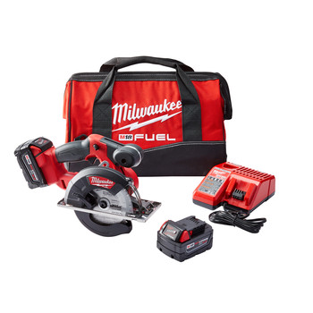 Milwaukee 2782-22 M18 FUEL 5.0 Ah Cordless Lithium-Ion FUEL Metal Cutting Circular Saw Kit Milwaukee 2782-22 M18 FUEL 5.0 Ah Cordless Lithium-Ion FUEL Metal Cutting Circular Saw Kit