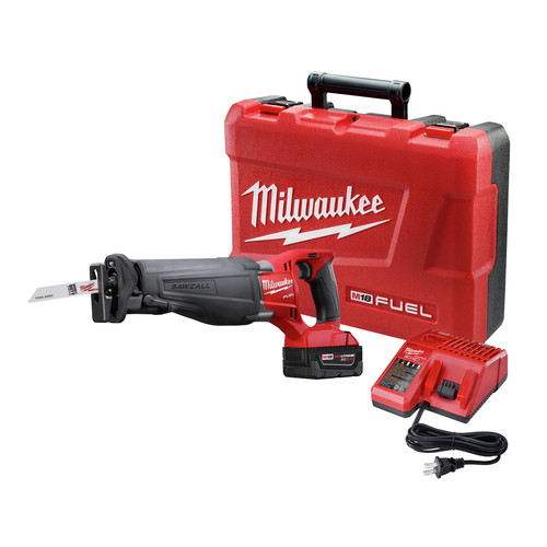 Milwaukee 2720 21 M18 Fuel Cordless Sawzall Reciprocating Saw Kit With 1 5 0 Ah Battery Charger And Case Cpo Milwaukee