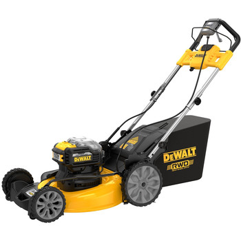 SELF PROPELLED MOWERS | Dewalt 2X20V MAX Brushless Lithium-Ion 21-1/2 in. Cordless Rear Wheel Drive Self-Propelled Lawn Mower Kit with 2 Batteries (12 Ah)
