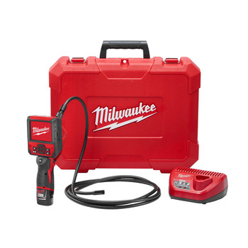 Milwaukee 2316-21 M12 1.5 Ah Cordless Lithium-Ion M-SPECTOR FLEX 9 ft. Inspection Camera Cable Kit Milwaukee 2316-21 M12 1.5 Ah Cordless Lithium-Ion M-SPECTOR FLEX 9 ft. Inspection Camera Cable Kit