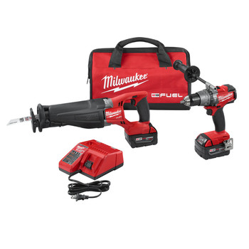 Milwaukee 2894-22 M18 FUEL Cordless Lithium-Ion 2-Tool Combo Kit Milwaukee 2894-22 M18 FUEL Cordless Lithium-Ion 2-Tool Combo Kit