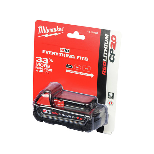 Milwaukee 48 11 1820 M18 Redlithium Cp 2 Ah Lithium Ion Battery Cpo Milwaukee