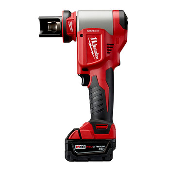 Milwaukee 2676-23 M18 FORCE LOGIC Cordless Lithium-Ion High Capacity Knockout Kit with EXACT 1/2 - 4 in. Knockout Set Milwaukee 2676-23 M18 FORCE LOGIC Cordless Lithium-Ion High Capacity Knockout Kit with EXACT 1/2 - 4 in. Knockout Set