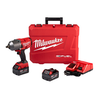 Milwaukee 2767-22 M18 FUEL High Torque 1/2 in. Impact Wrench with Friction Ring (Kit) Milwaukee 2767-22 M18 FUEL High Torque 1/2 in. Impact Wrench with Friction Ring (Kit)