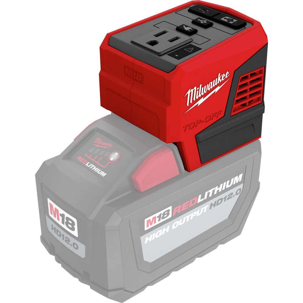 Milwaukee 284620 M18 TOPOFF LithiumIon 175Watt Cordless Portable Power Supply Inverter (Tool