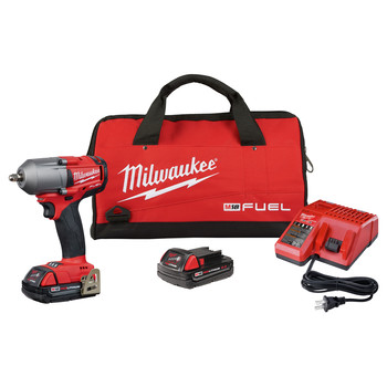 Milwaukee 2852-22CT M18 FUEL 3/8 in. Mid-Torque Impact Wrench with Friction Ring - 2.0 Kit Milwaukee 2852-22CT M18 FUEL 3/8 in. Mid-Torque Impact Wrench with Friction Ring - 2.0 Kit